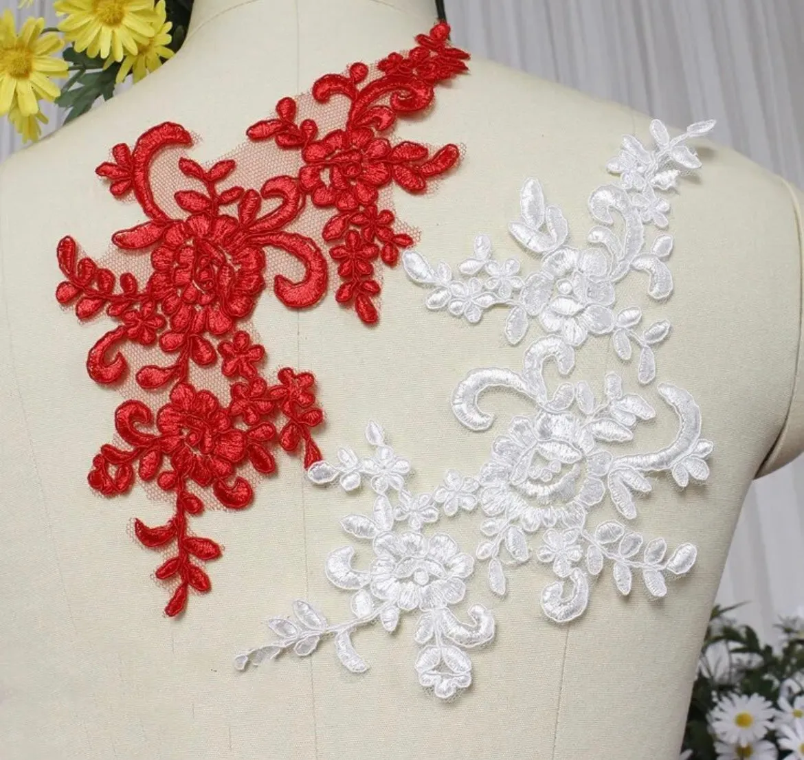 4 pcs E-Lace Applique