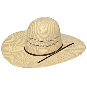 4.5" OPEN CROWN 20X DOUBLE VENT STRAW HAT