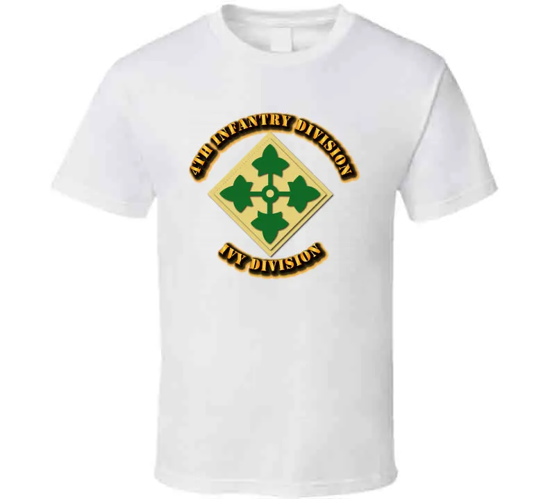 4th Infantry Division - Ivy Division T Shirt, Premium, Hoodie and Long Sleeve