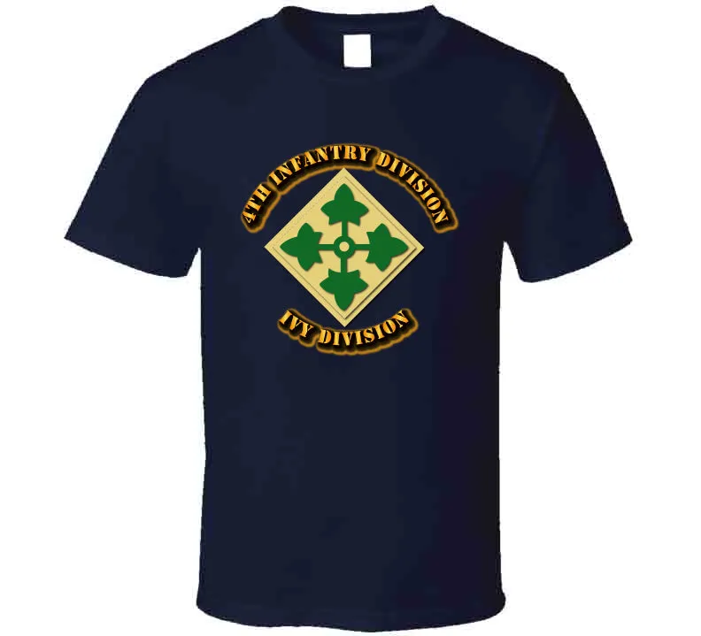 4th Infantry Division - Ivy Division T Shirt, Premium, Hoodie and Long Sleeve