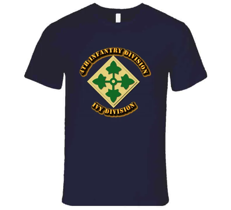 4th Infantry Division - Ivy Division T Shirt, Premium, Hoodie and Long Sleeve