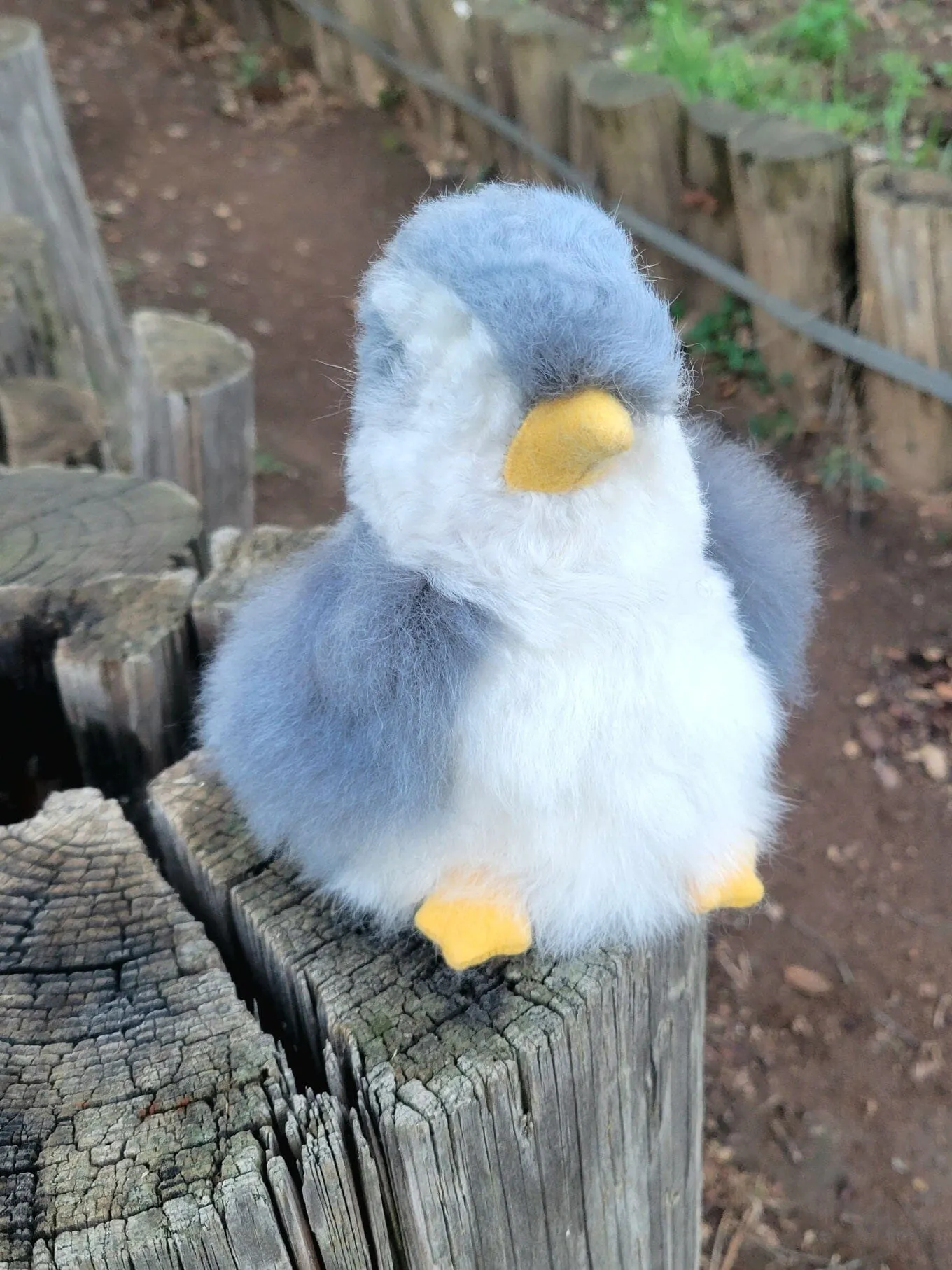 7" Fur Alpaca Penguin