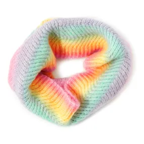 Accessorize London Girl's Rainbow Spacedye Snood Scarf