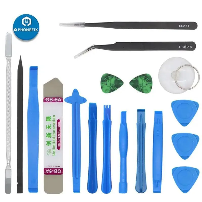 All In 1 Pry Opening Repair Kit Set Phone LCD Screen Disassembly Tool