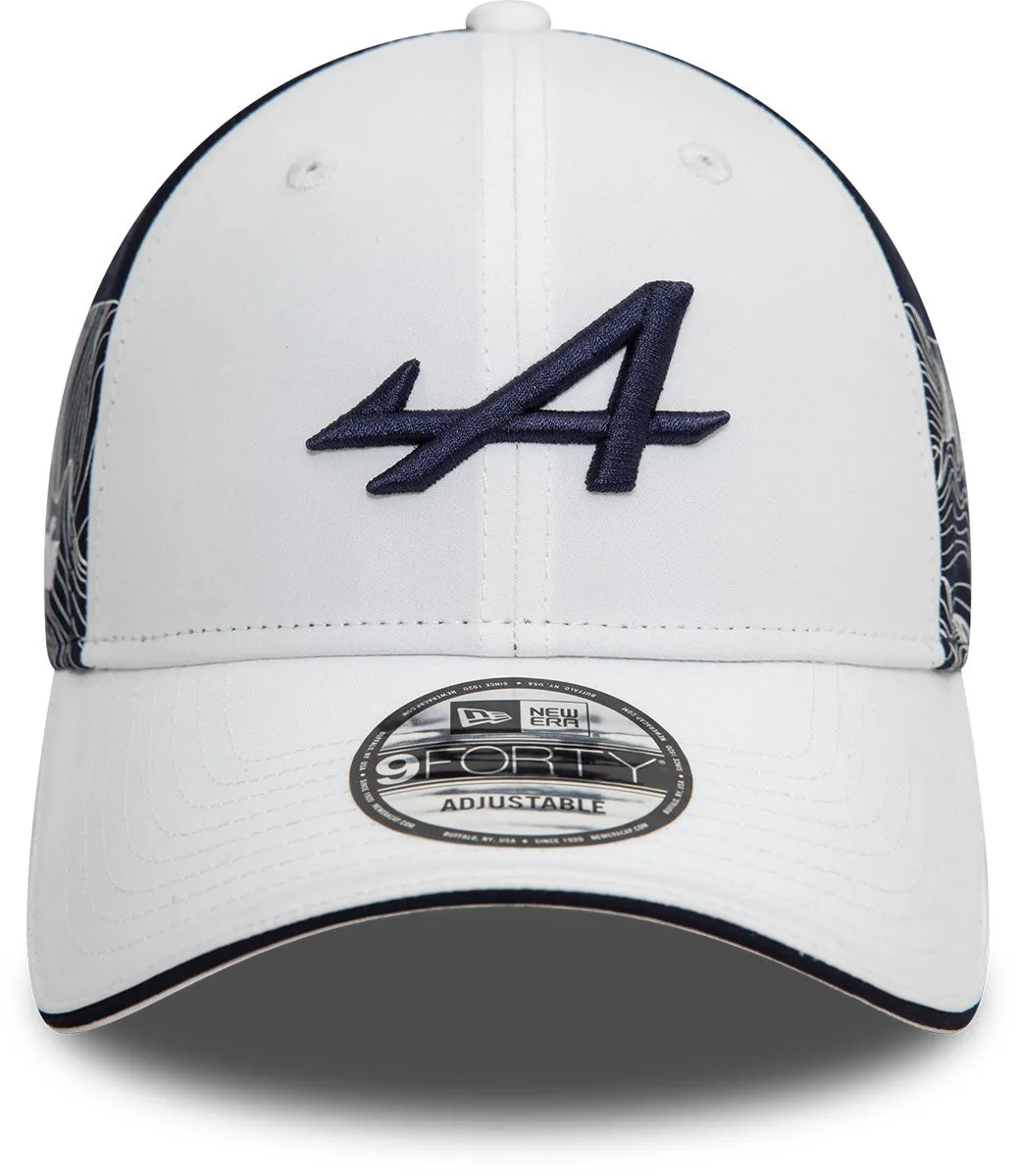 Alpine E-Sport New Era 9Forty White Team Cap