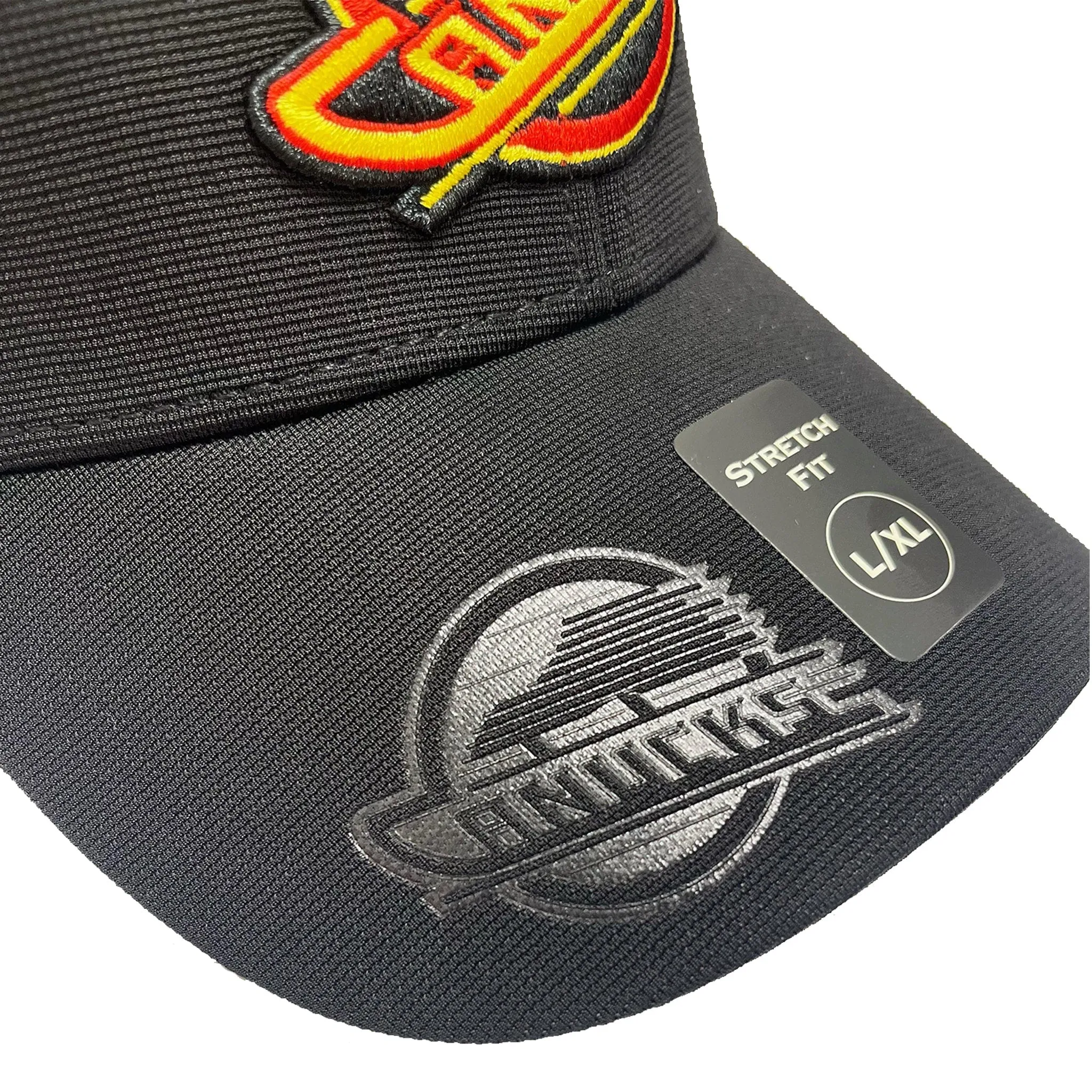 American Needle NHL E-Boss Stretch Hat -  Vancouver Canucks Third Skate