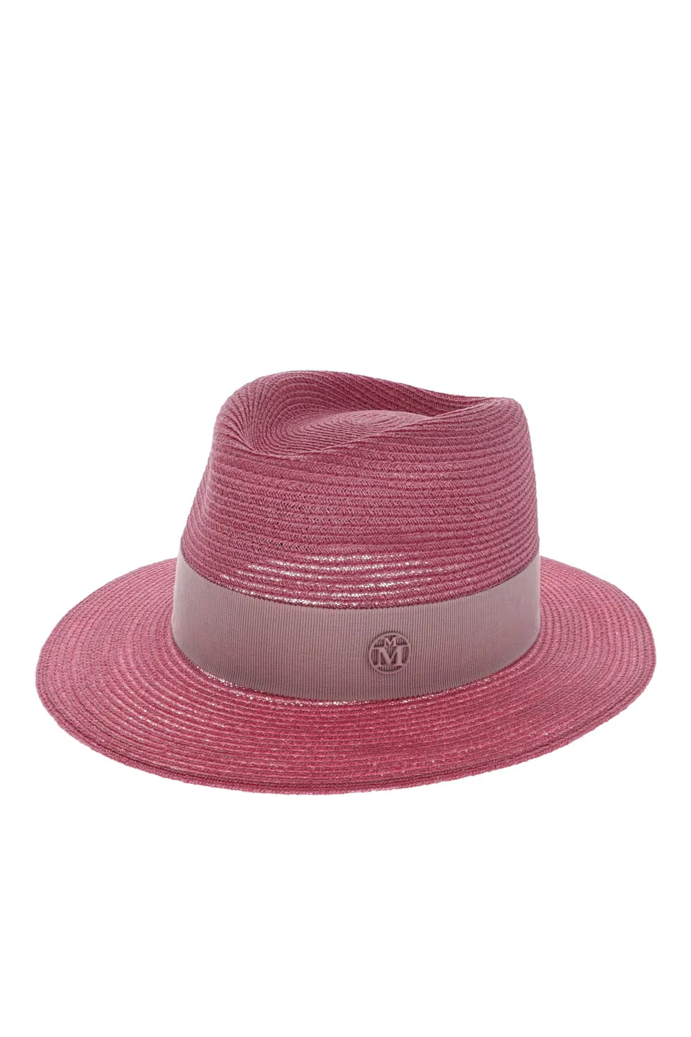 Andre Bubblegum Straw Fedora Hat