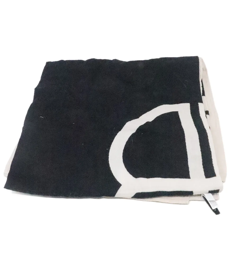 Anine Bing B&W Cotton Shawl