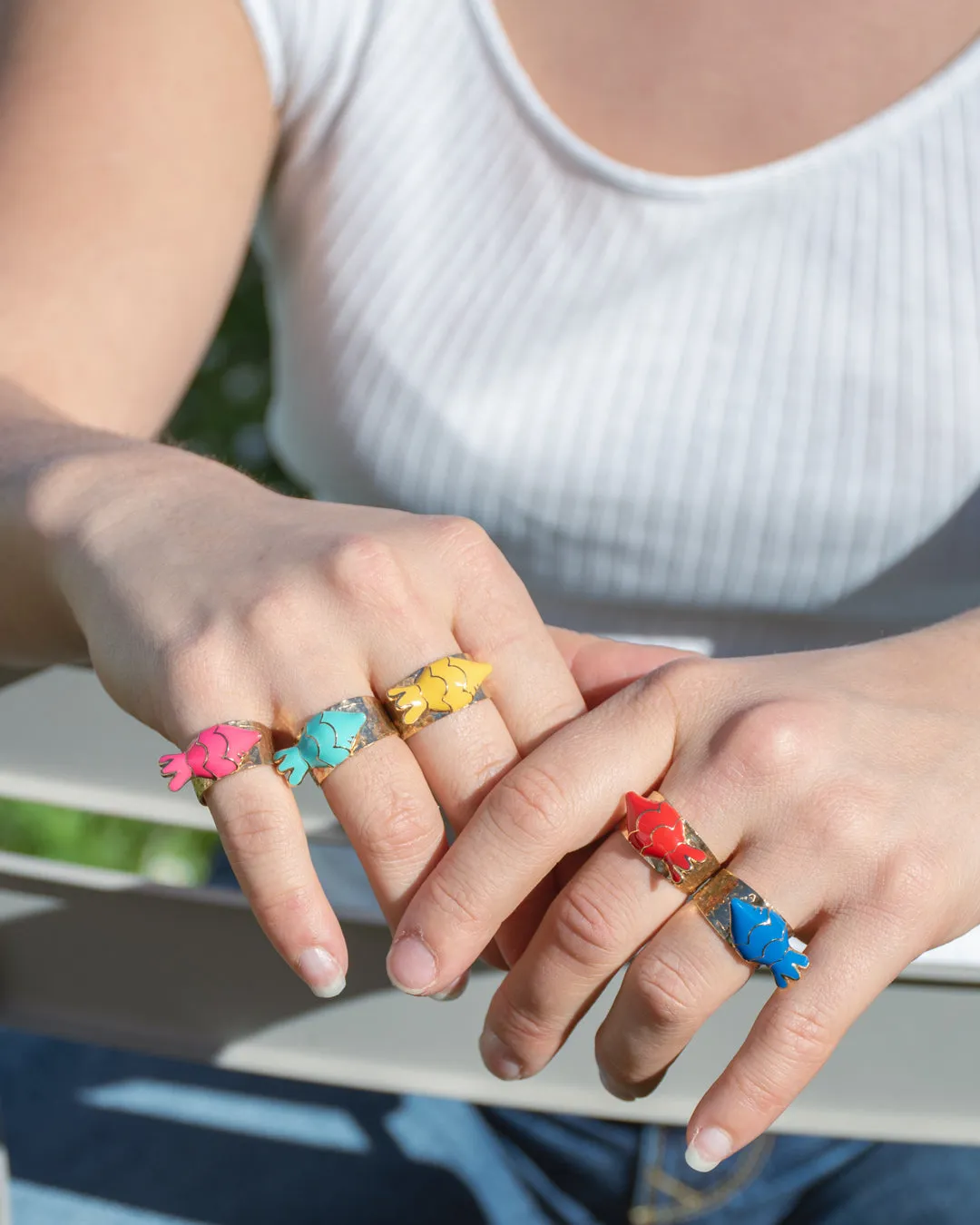 Anita Fish Adjustable Ring