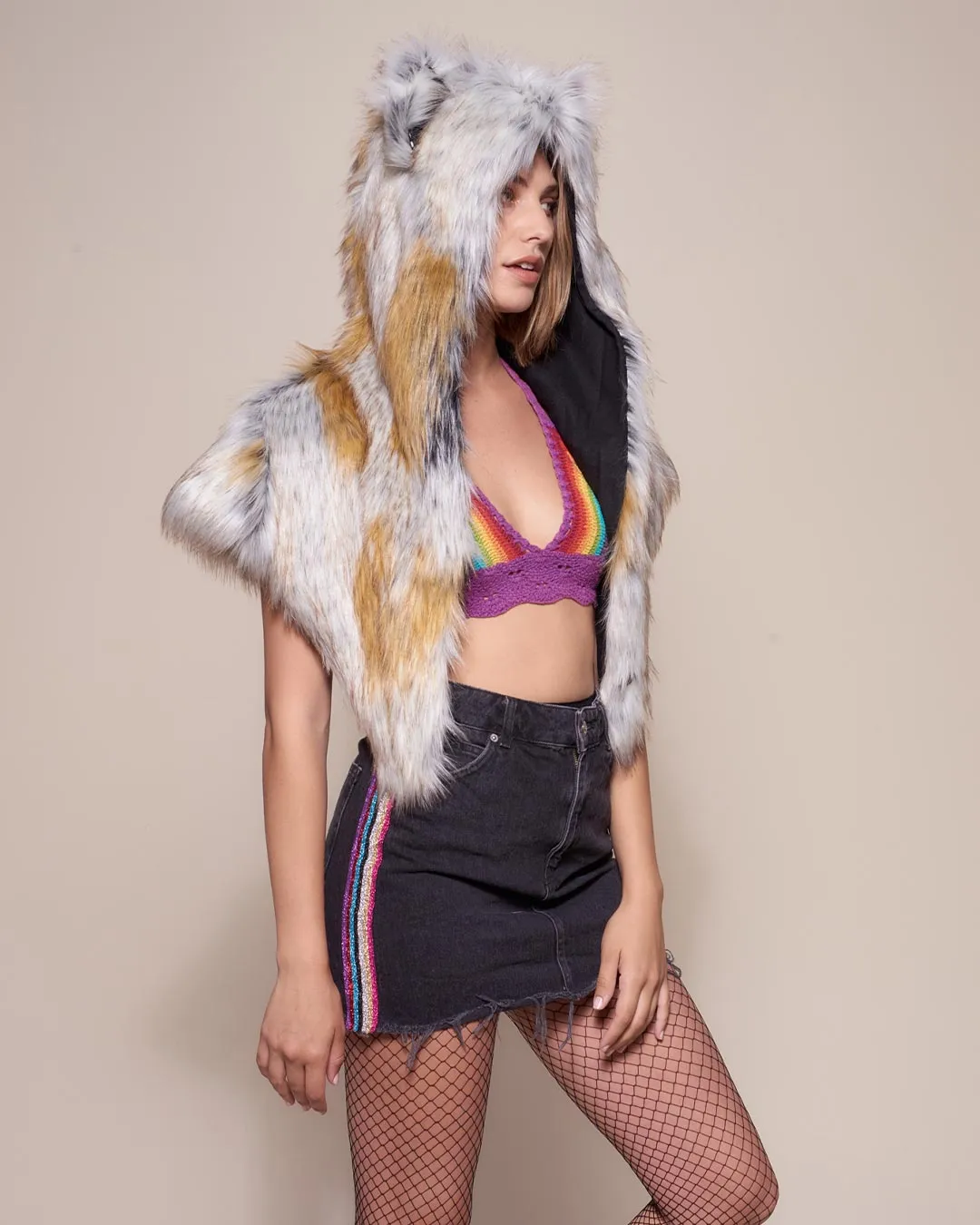 Arctic Fox Collector Edition Faux Fur Shawl | Women's