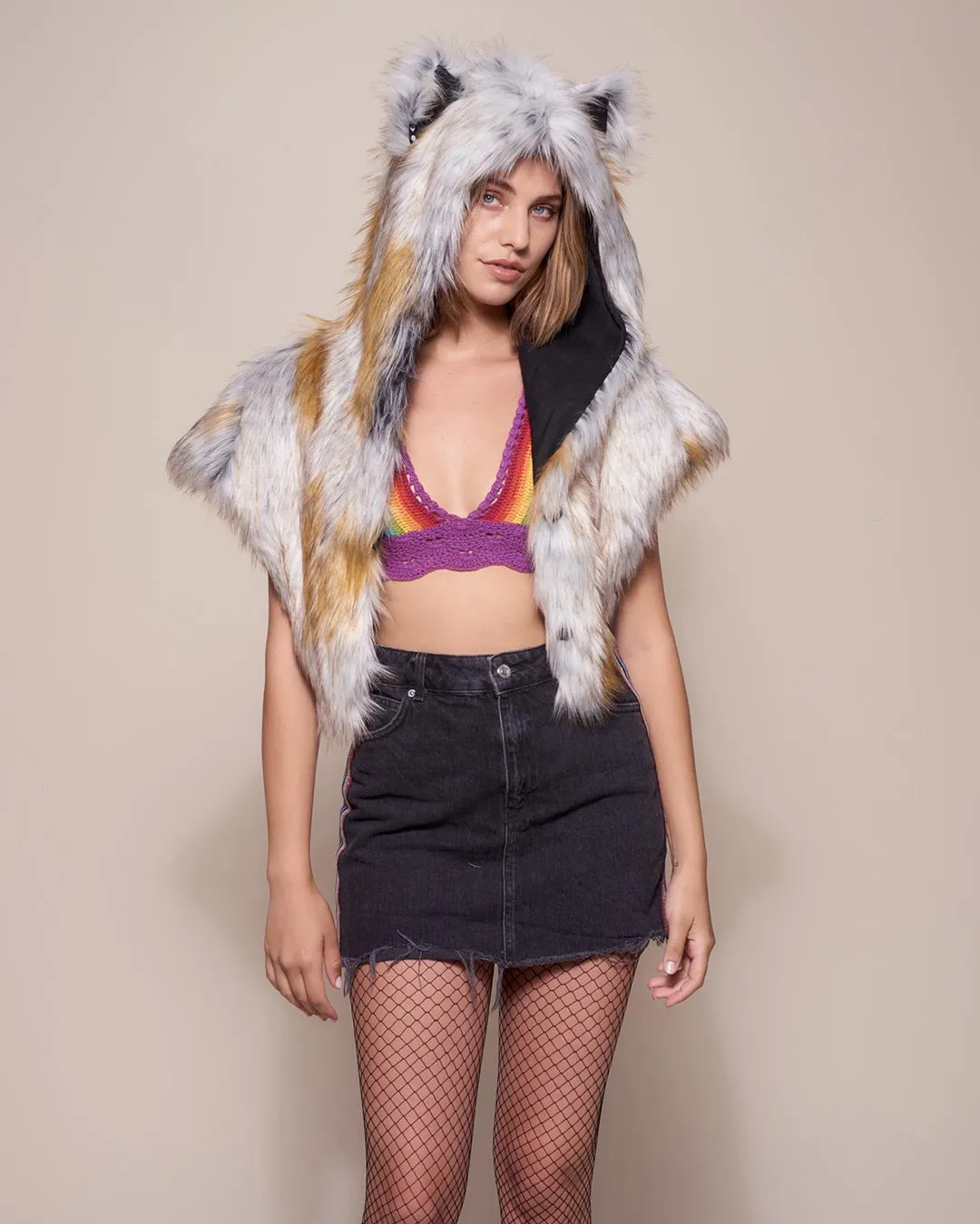 Arctic Fox Collector Edition Faux Fur Shawl | Women's