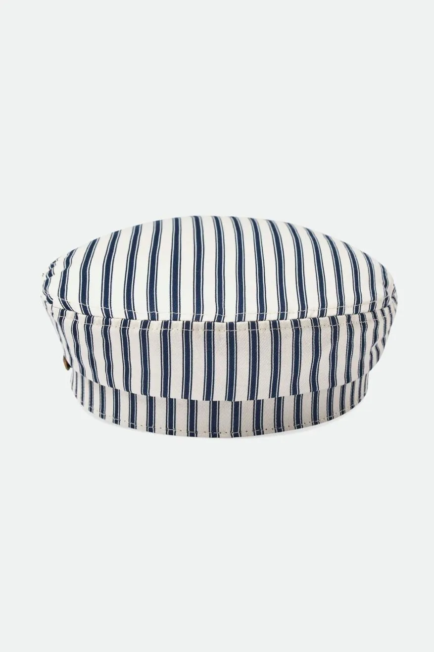 Ashland Cap - Dove Stripe