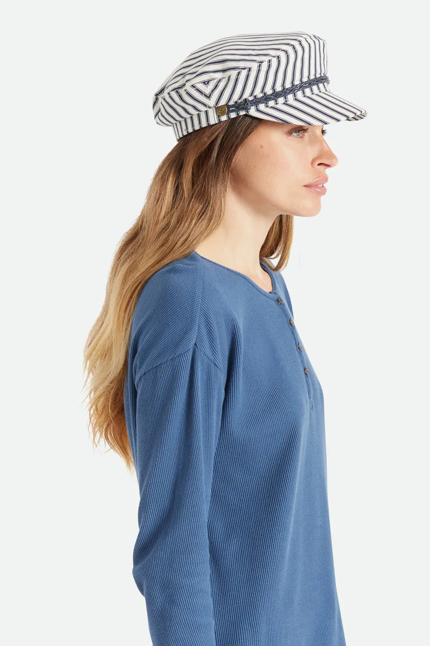 Ashland Cap - Dove Stripe