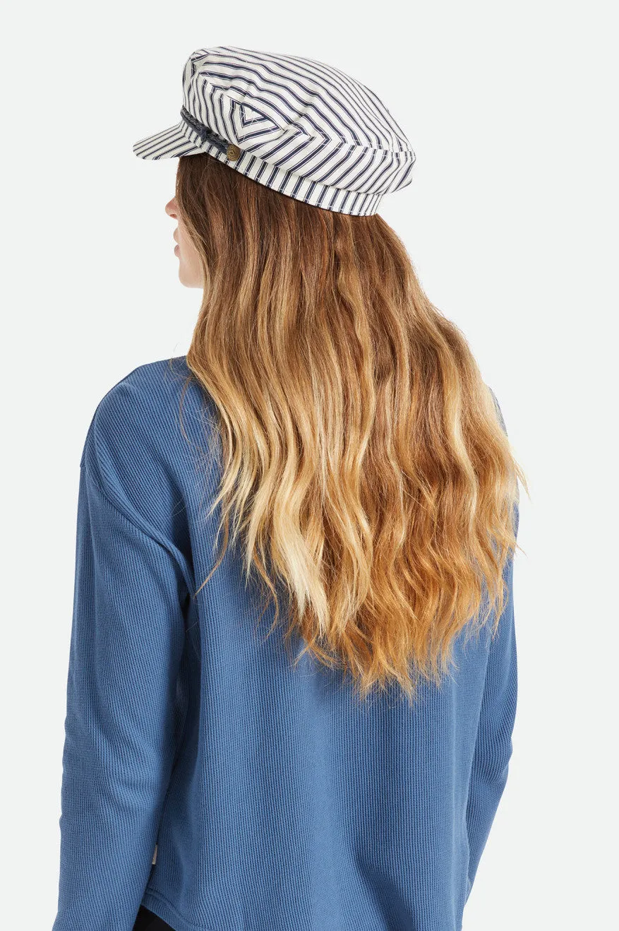 Ashland Cap - Dove Stripe