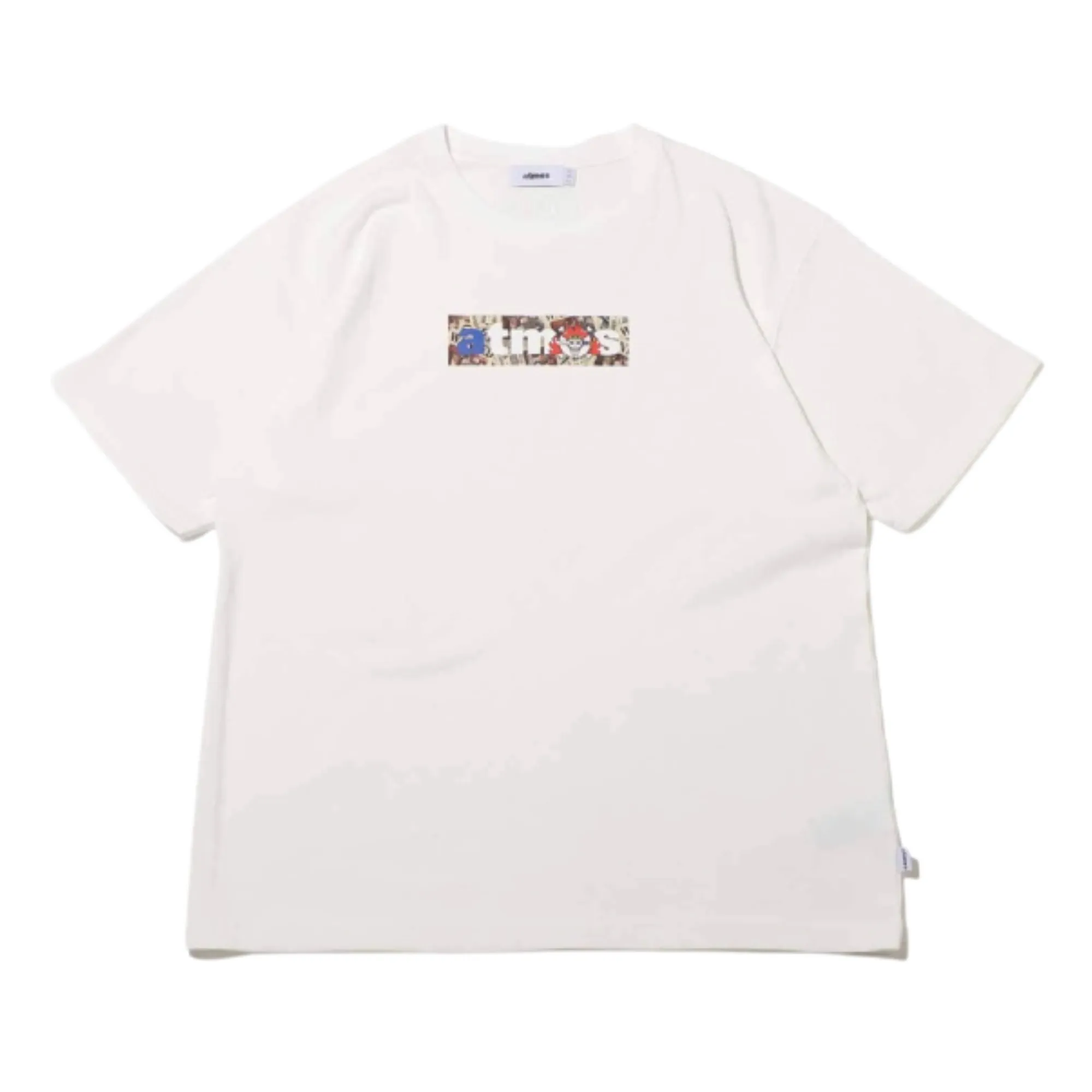 ATMOS X ONE PIECE WANTED POSTER BOX LOGO T-SHRTS WHITE X KID