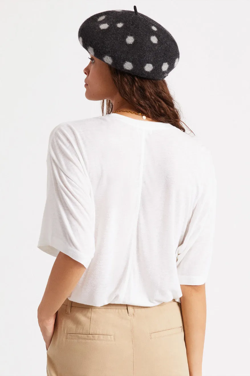 Audrey Beret - Black/Bone