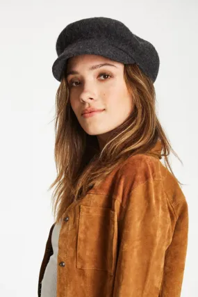 Audrey Brim Beret - Heather Grey