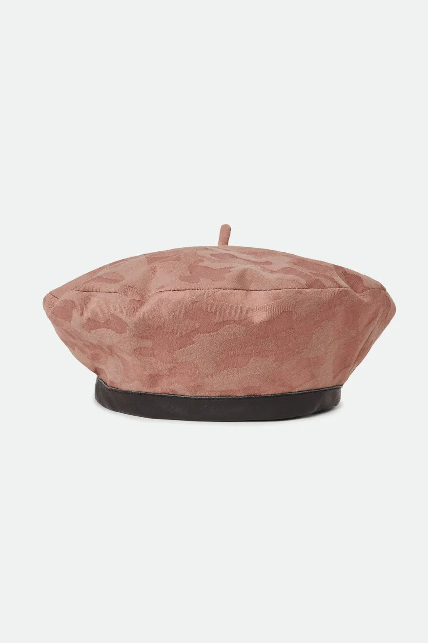 Audrey II Beret - Blush Camo