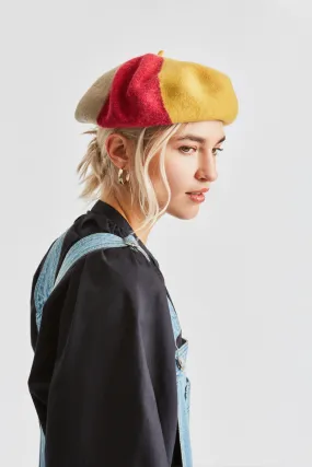 Audrey IV Beret - Sunset Yellow