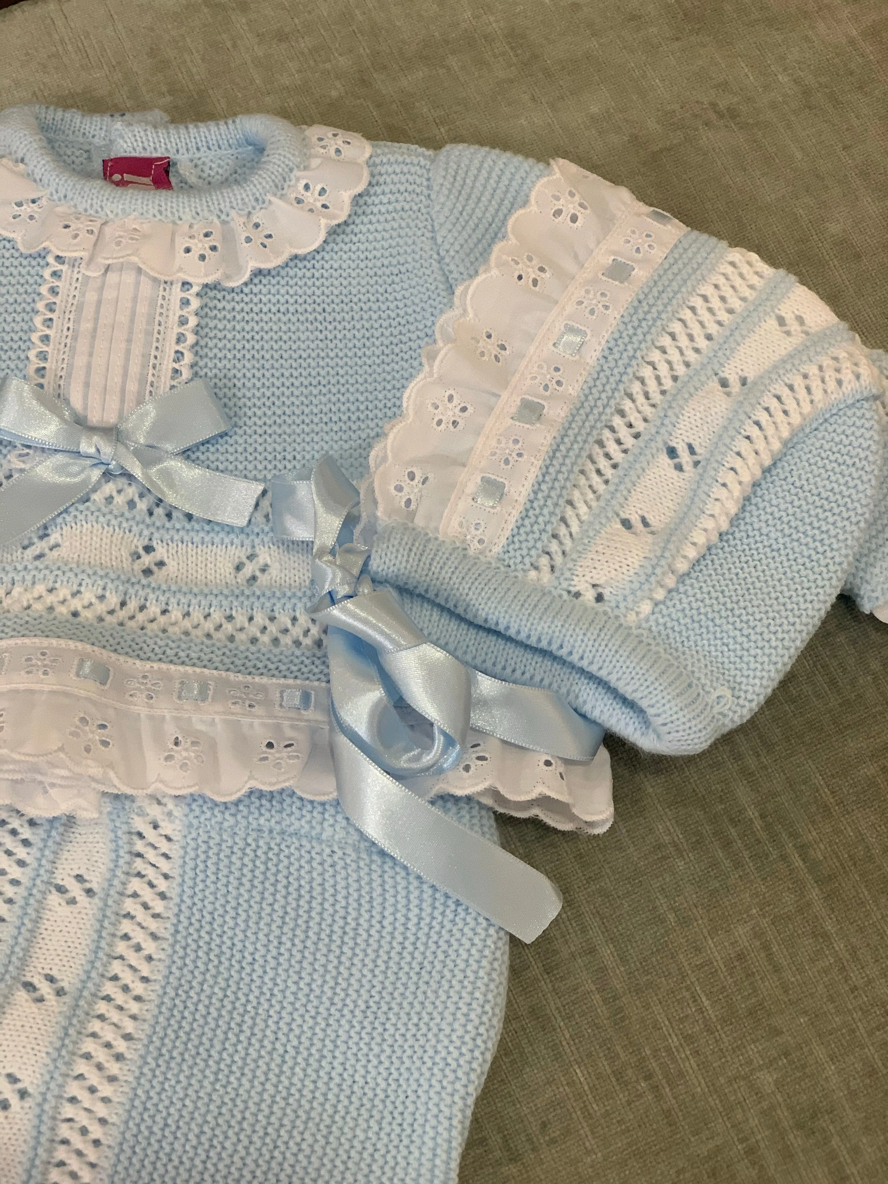 Baby Blue Knit Set