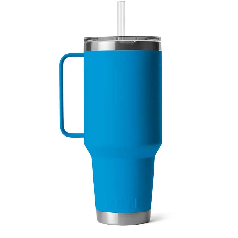 Big Wave Blue Rambler 42oz Straw Mug