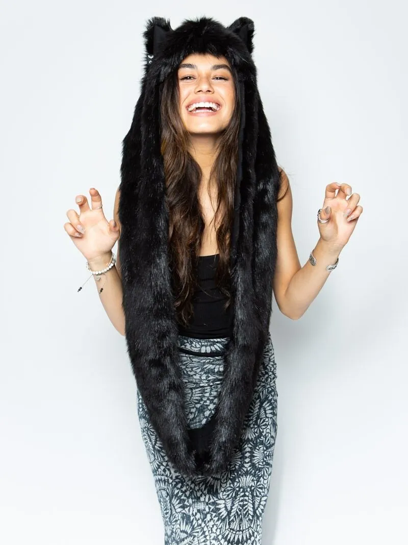 Black Wolf Infinity Scarf SpiritHood