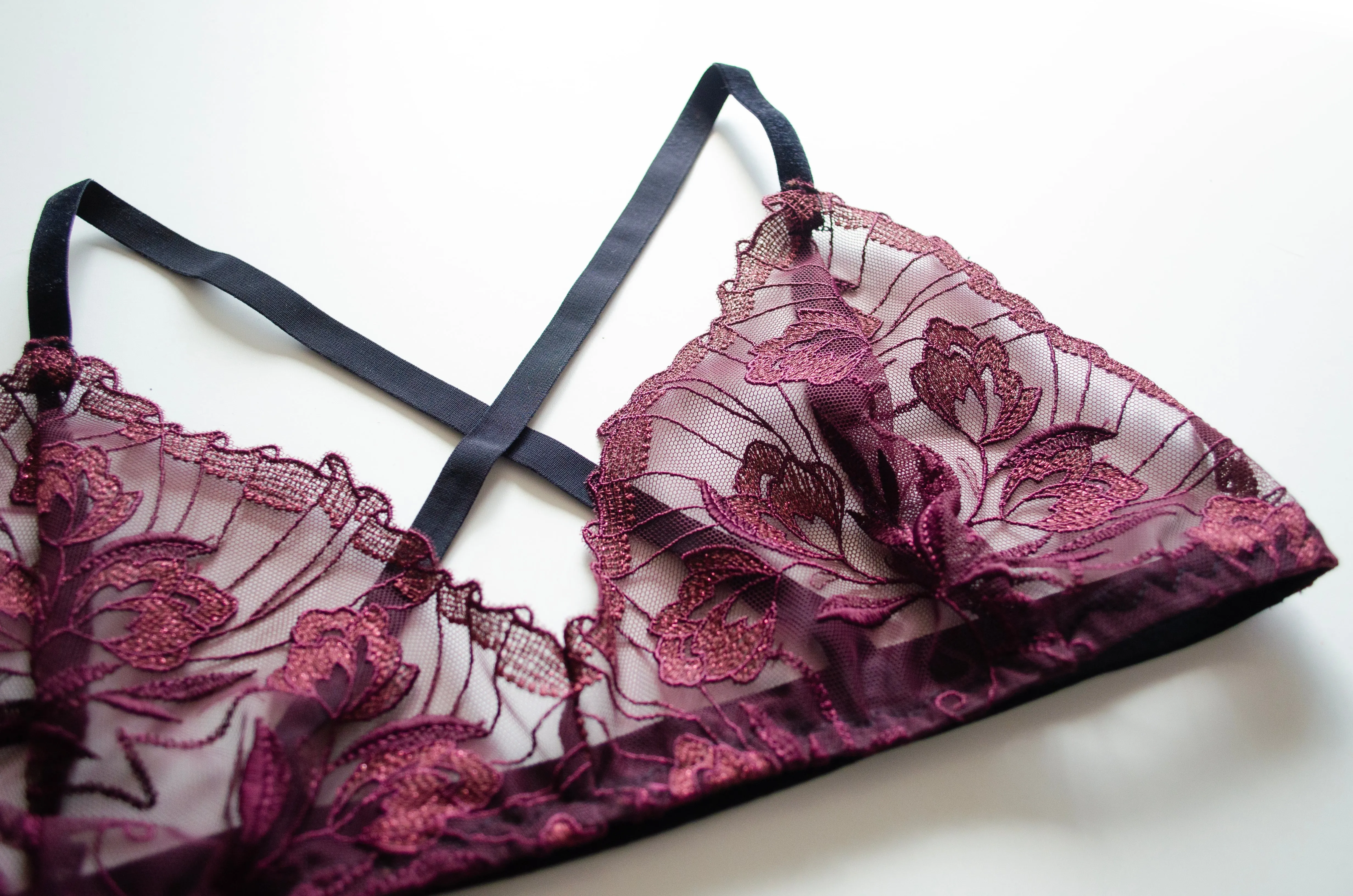 Blackberry Lace Bra