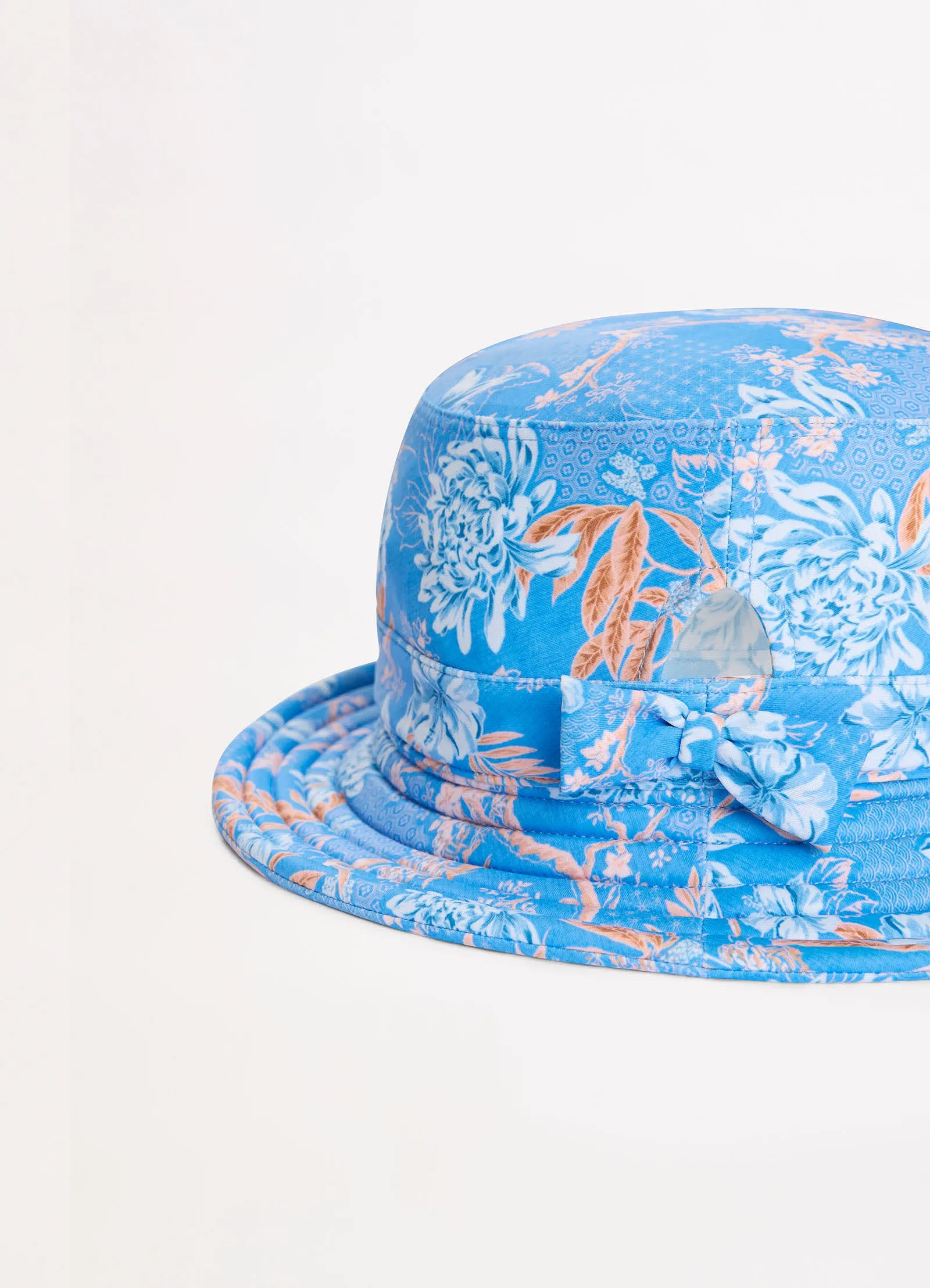 Blue Fuji Girls Bucket Hat - Blue