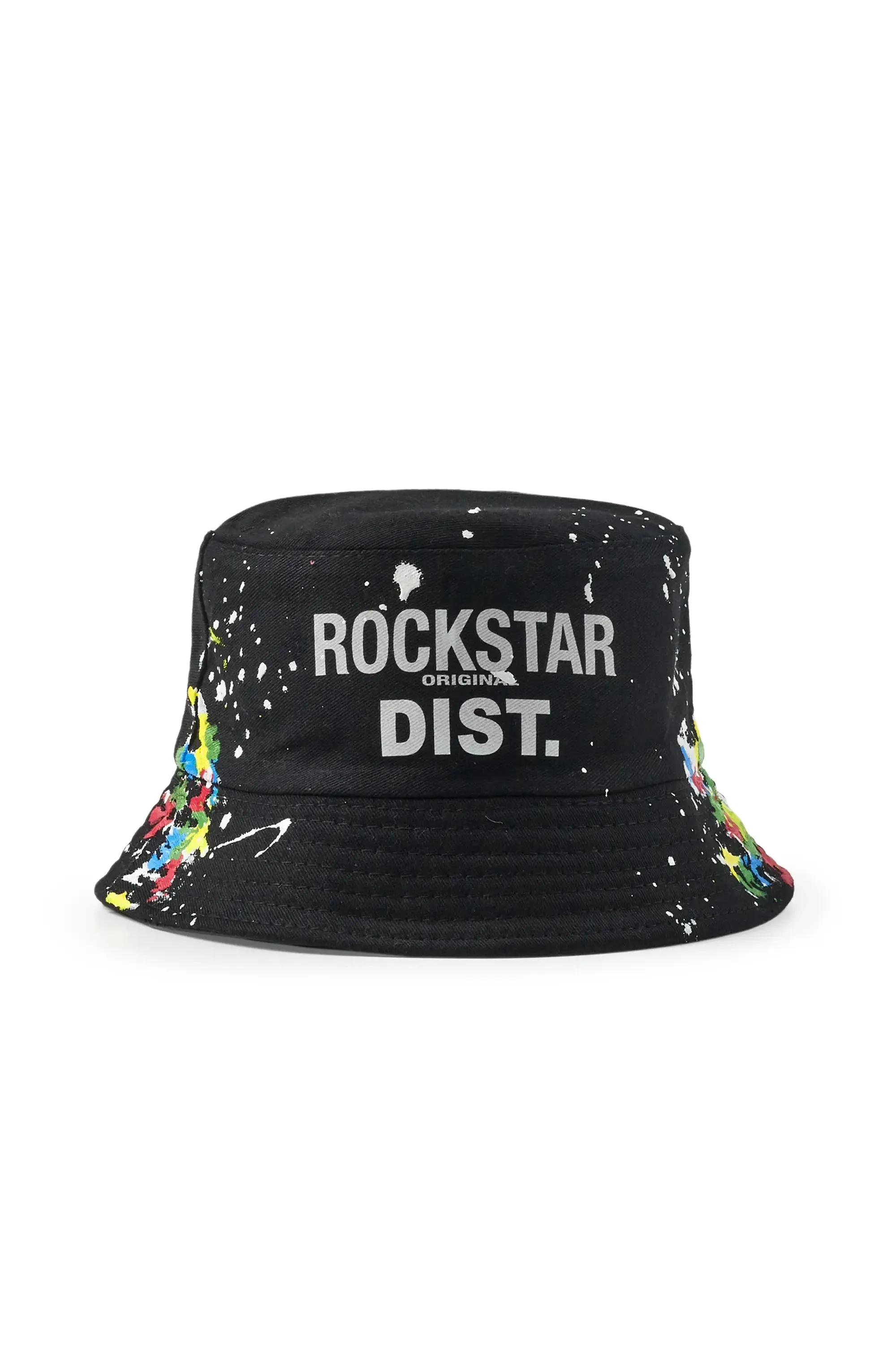 Boys Neppy Black Bucket Hat