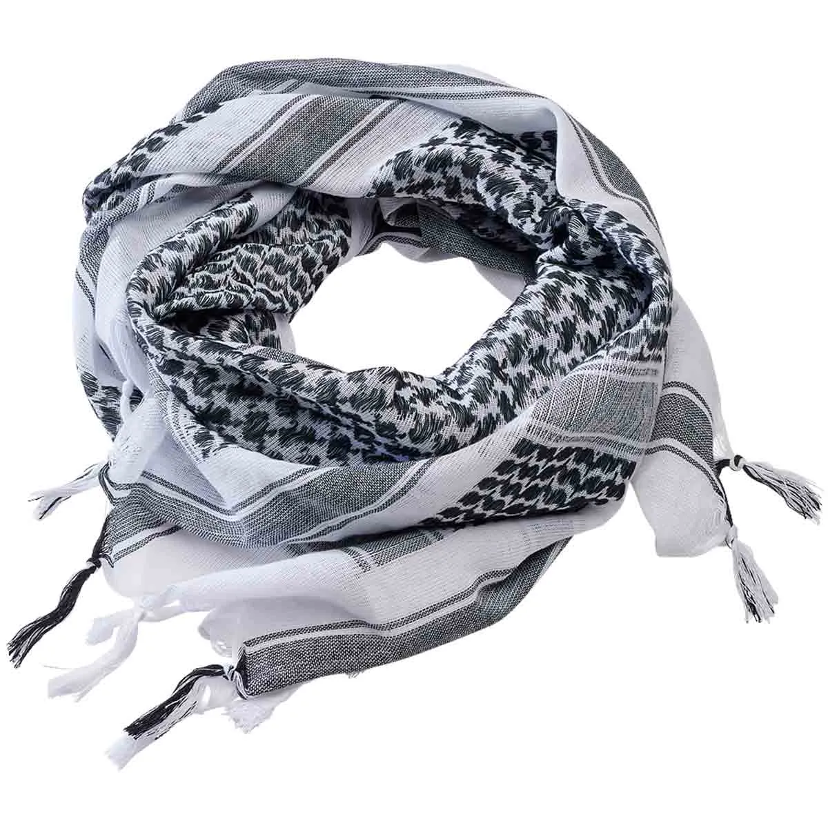 Brandit Shemagh Head Scarf White / Black