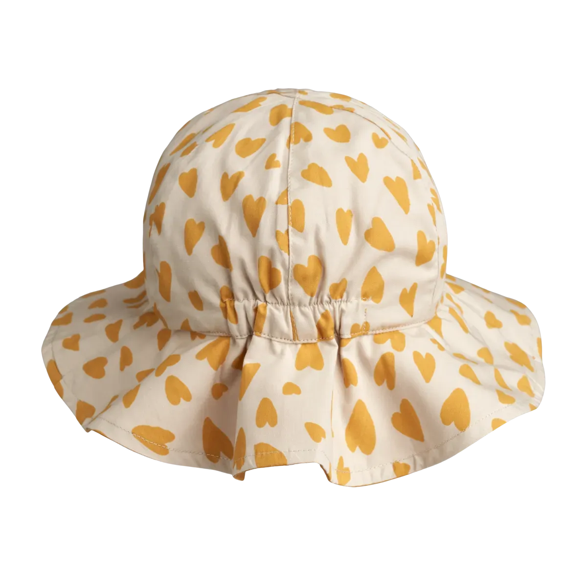 Bucket Sun Hat - Hearts Sandy/Yellow Mellow