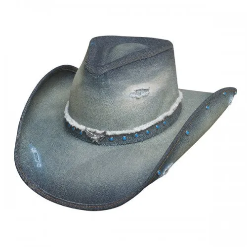 Bullhide Silver Wings Womens Denim Cowgirl Hat Style 2828