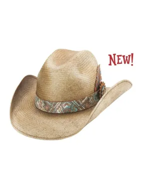 Bullhide Southwest Love Straw Western Cowboy Hat Style 5062PE