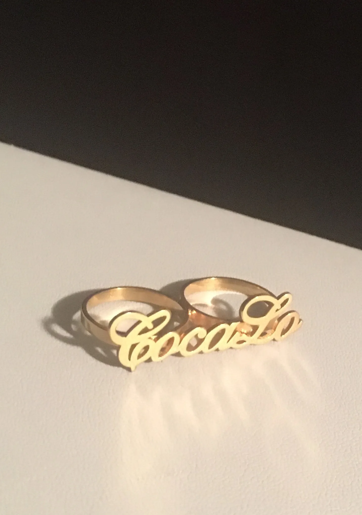 CA 2 X Name Ring