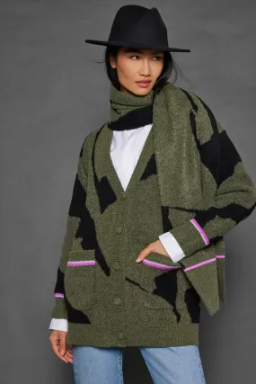 CAMO CLOUD SCARF