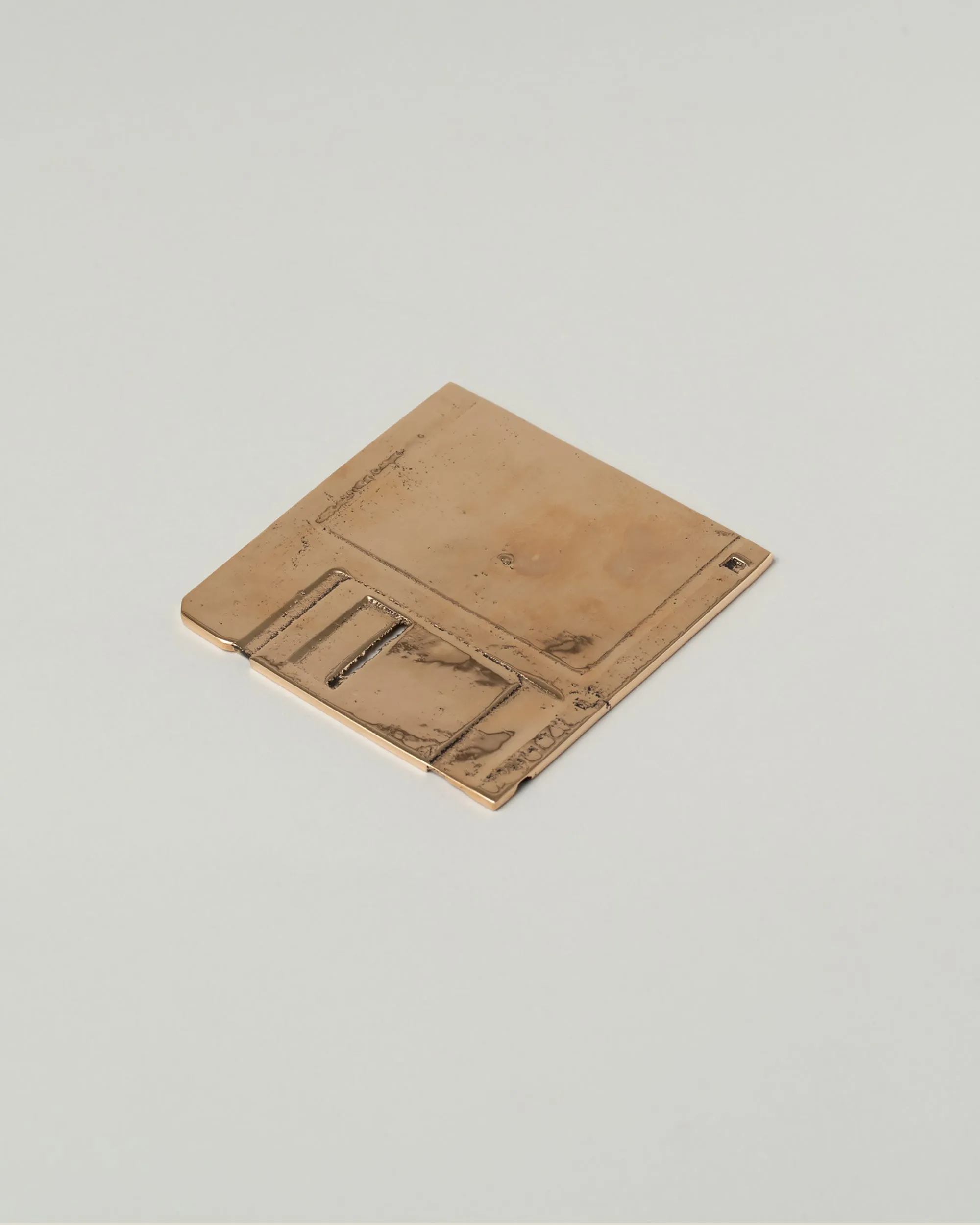 Cast Bronze Floppy Disk