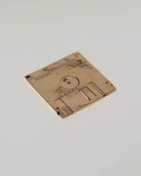 Cast Bronze Floppy Disk