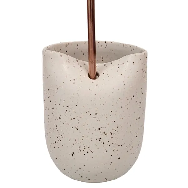 Ceramic Sipper Cup - White