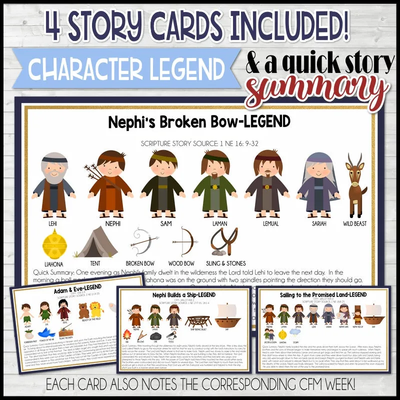 CFM BOOK of MORMON Story Board {KIT 2} Printable