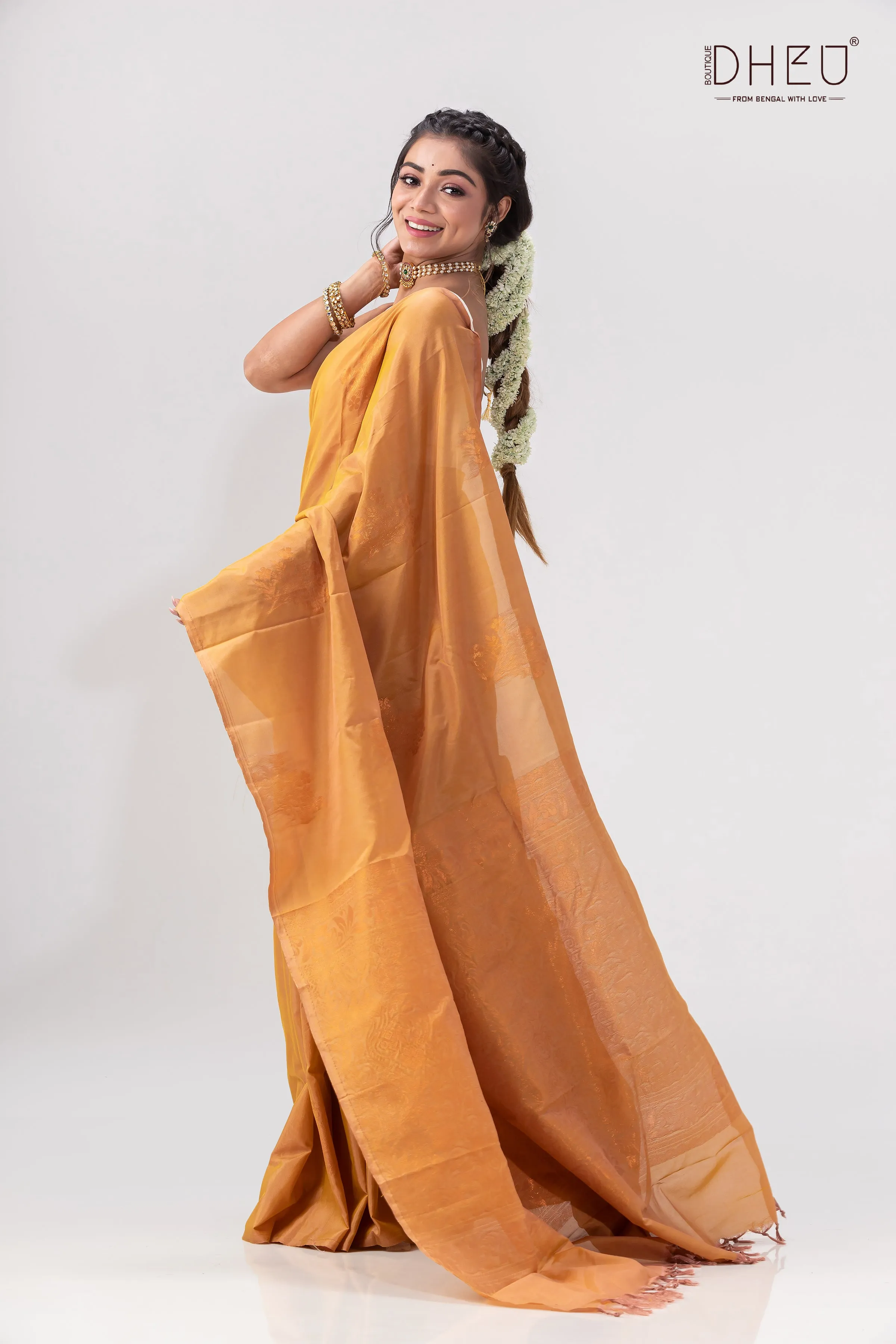 Chanderi Benarasi Silk Saree