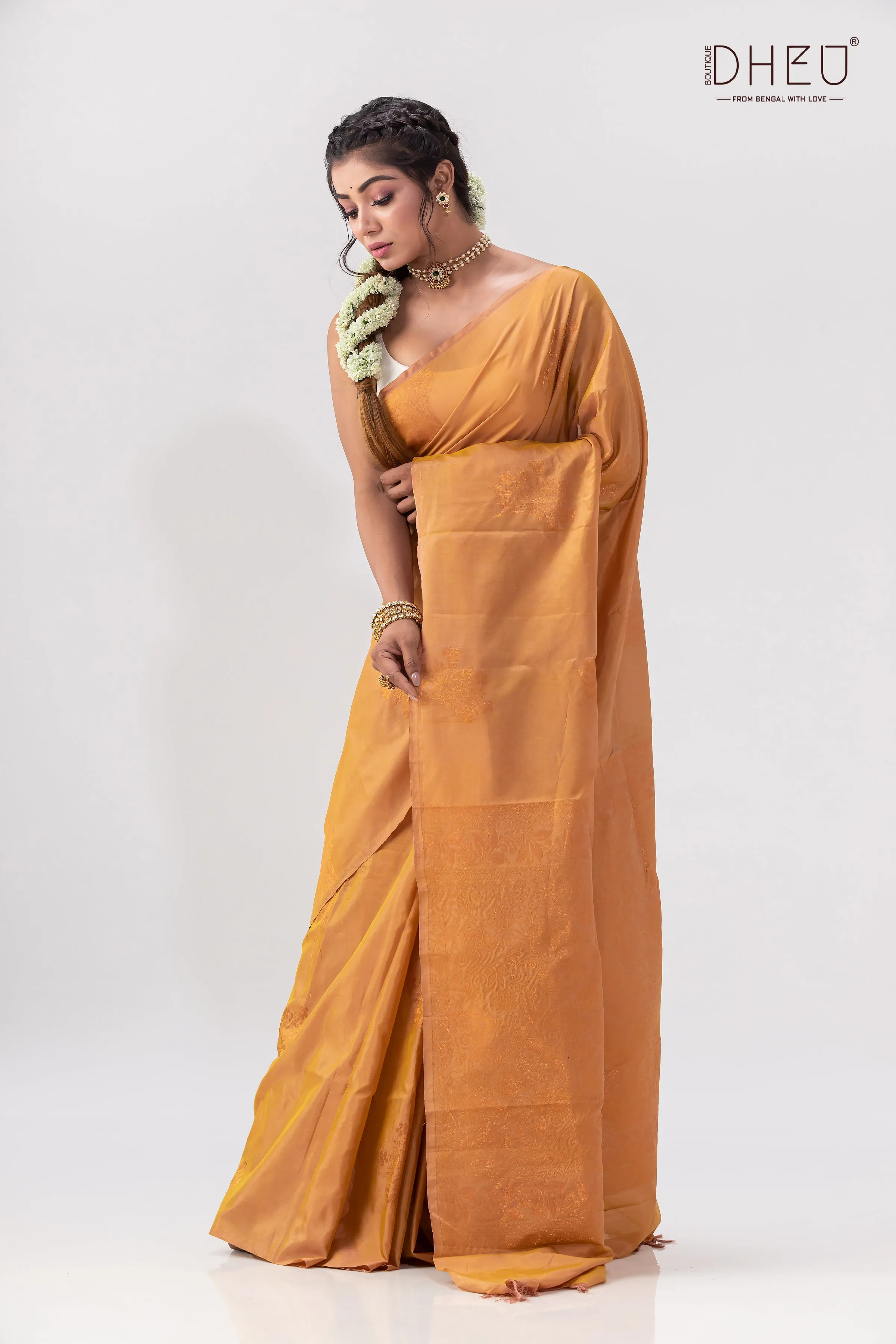 Chanderi Benarasi Silk Saree