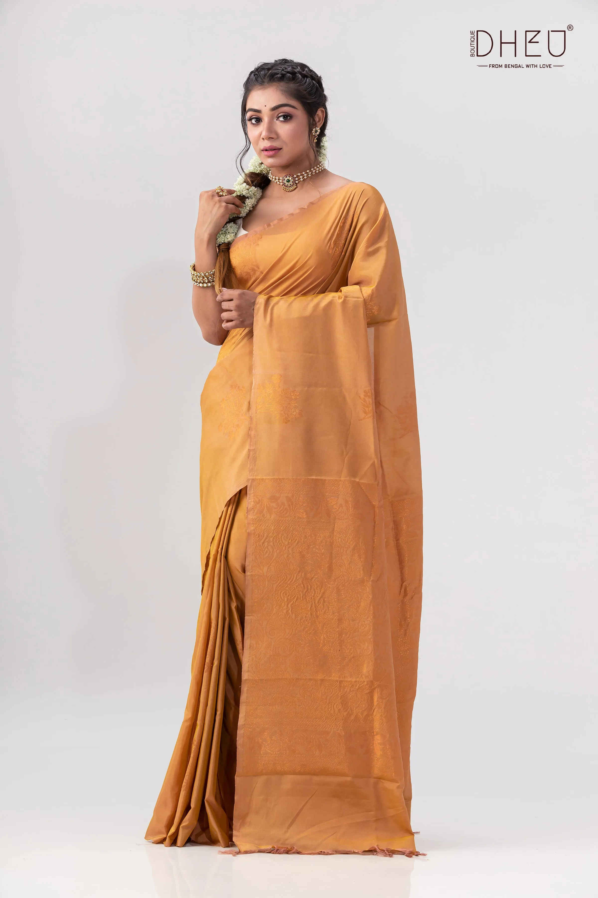 Chanderi Benarasi Silk Saree