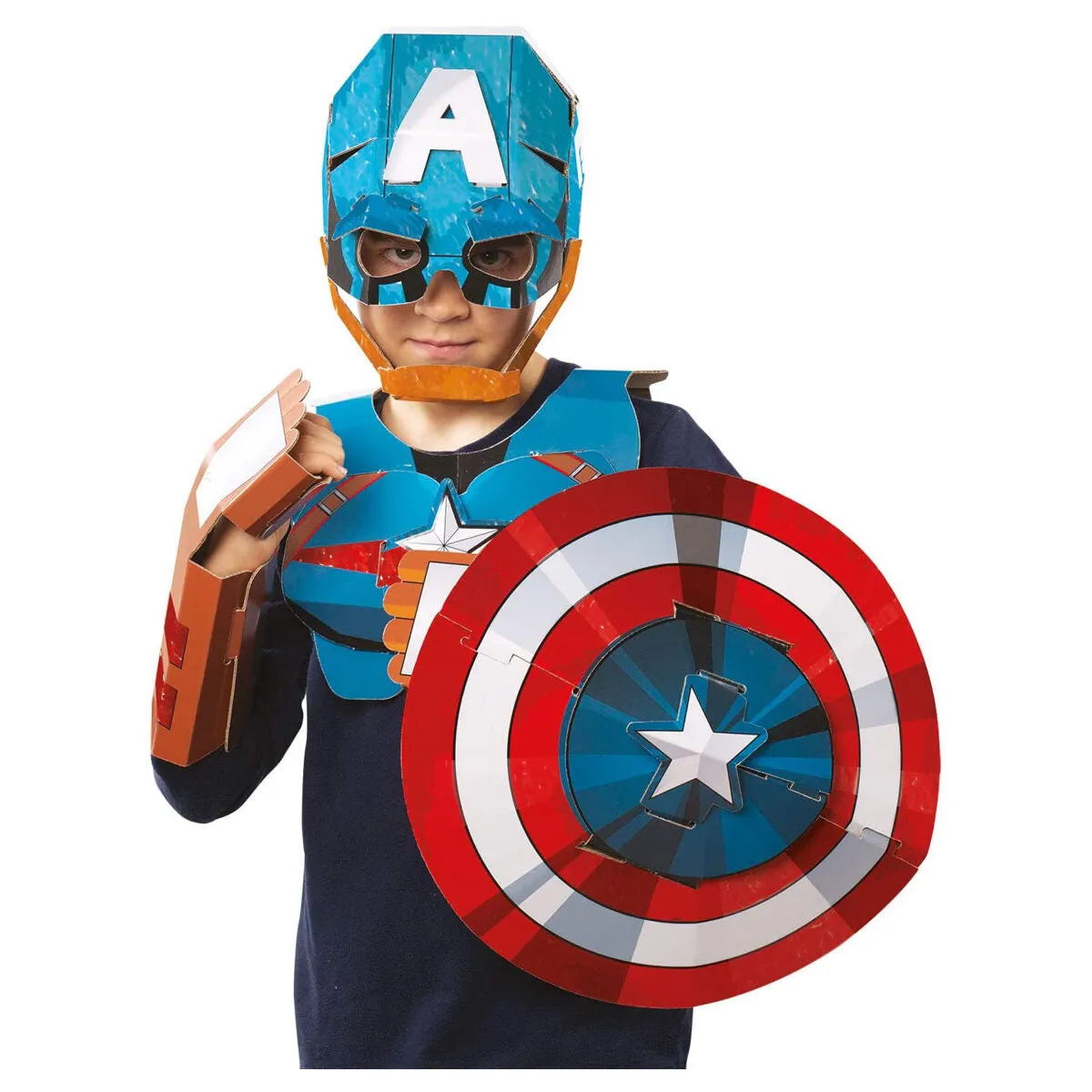 Clementoni Marvel Avengers Captain America Assemble and Paint Suit