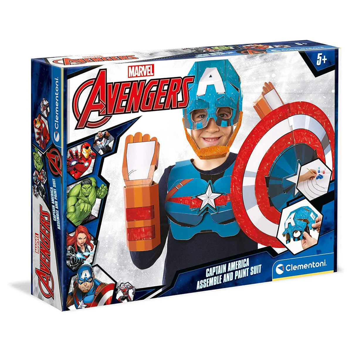 Clementoni Marvel Avengers Captain America Assemble and Paint Suit