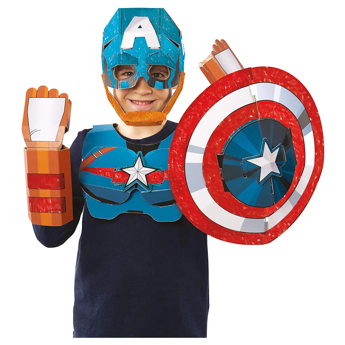 Clementoni Marvel Avengers Captain America Assemble and Paint Suit