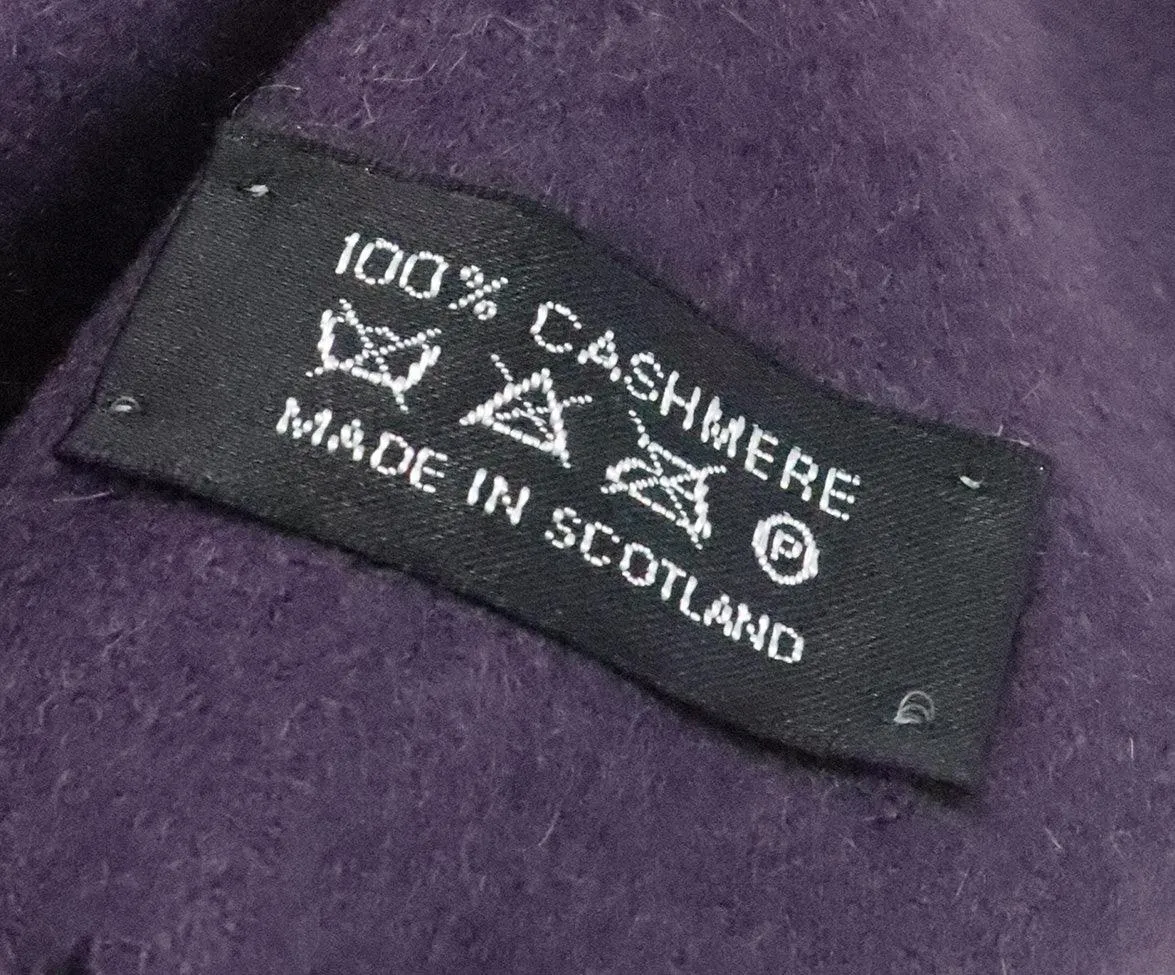 Coach Purple Cashmere Fa 24 Storage Scarf