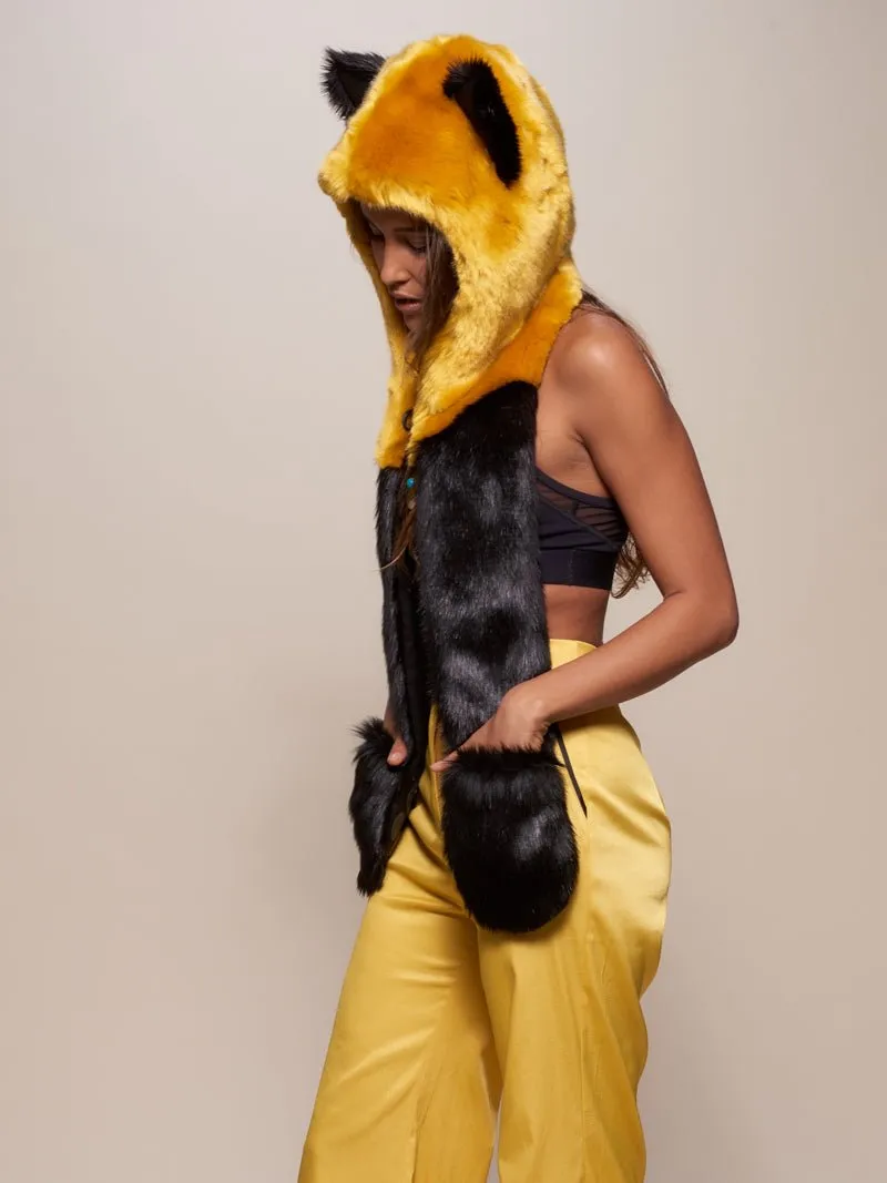 Collector Edition Golden Wolf Luxe Faux Fur SpiritHood