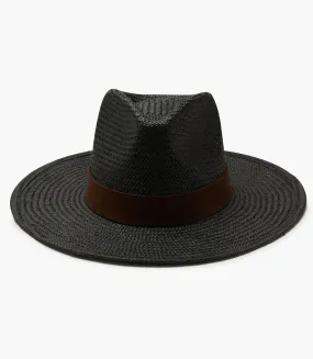 Contrast Trim Straw Hat