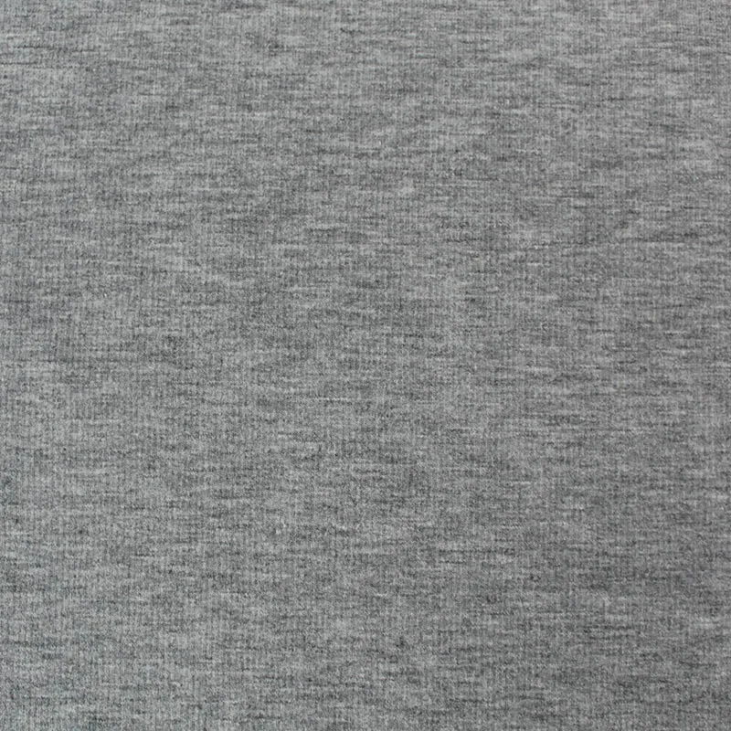 Cotton Polyester Elastane Fleece Backed Sweatshirt - Cooler Grey