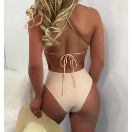 CRISSCROSS BACK IT OUT BODYSUIT